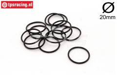 FG7206/04 Shock O-ring adjustment Ø20 mm, 12 pcs.