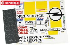 FG7263 Decals Opel V8 opel Service, Set