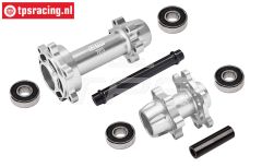 MX0067-S PROMOTO-MX Alu-wheel axles Silver, set