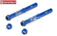 MX142-B PROMOTO-MX Shock housing front blue, set