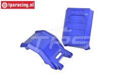 MX016AB-B PROMOTO-MX Alu-Skid plate blue, set