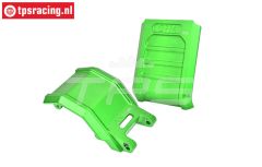 MX016AB-G PROMOTO-MX Alu-Skid plate Green, set