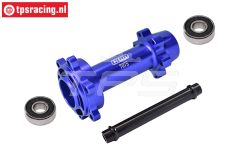 MX007-B PROMOTO-MX Alu-wheel axle rear Bleu, set