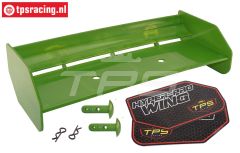 TPS85451/30 Nylon rear Wing Green HPI-Rovan, Set