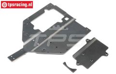 LOS251061 Chassis & Motor Cover SBR, Set