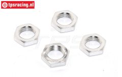 TPSB3227/10 Alu-Wheel nut Silver 25 mm, 4 pcs.