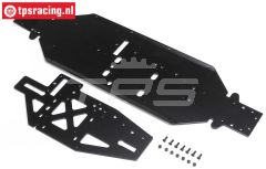 LOS251113 LOSI DBXL 2.0 Chassis with brace, set