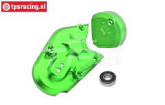 MX038A-g PROMOTO-MX Alu-Transmiss. Housing Green, set