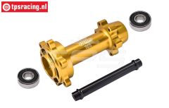 MX007-GD PROMOTO-MX Alu-wheel axle rear Gold, set