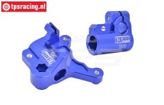 MX056-B PROMOTO-MX Alu-Fork Lug front Bleu, set