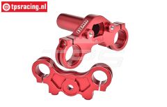 MX028-R PROMOTO-MX Alu-Triple Clamp Red, Set