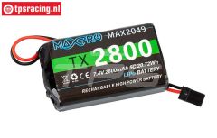 100031MAX2049 Maxpro 2S 2800 mAh LiPo, 1 pc.