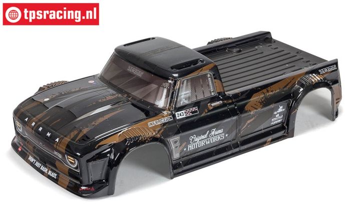 ARA414007 ARRMA 1/8 Infraction 3S body Black/Gold, 1 pc.