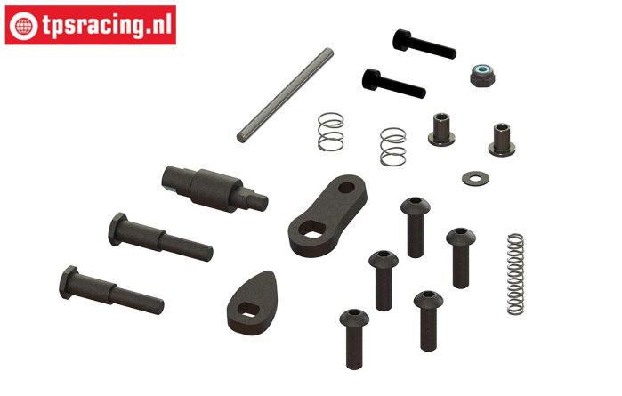 ARA311116 ARRMA Rear brake module metal parts, Set