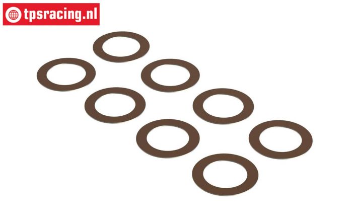 ARA709064 ARRMA Shim rings Ø8-Ø12-D0,2 mm, 8 pcs.