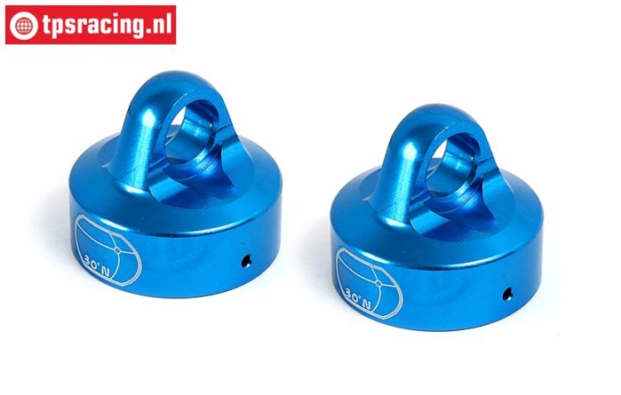 BWS55044B Upper Shock Closure Bleu Ø24 mm, 2 pcs.