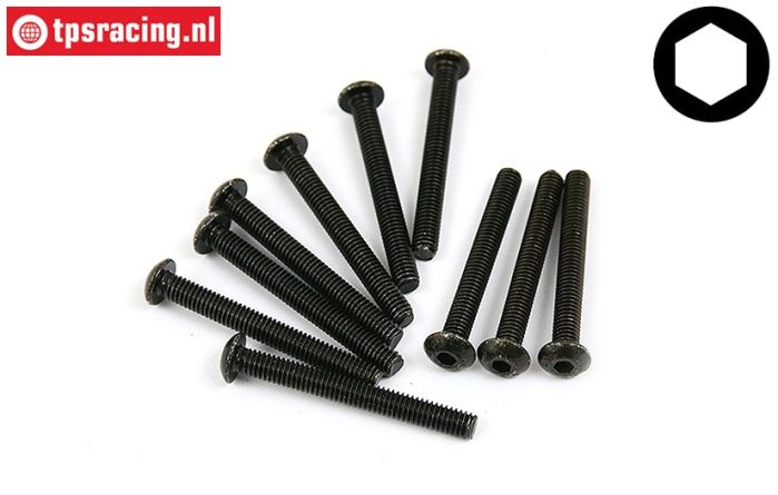 BWS56023 Button Head Screw M4-L35 mm, 10 pcs