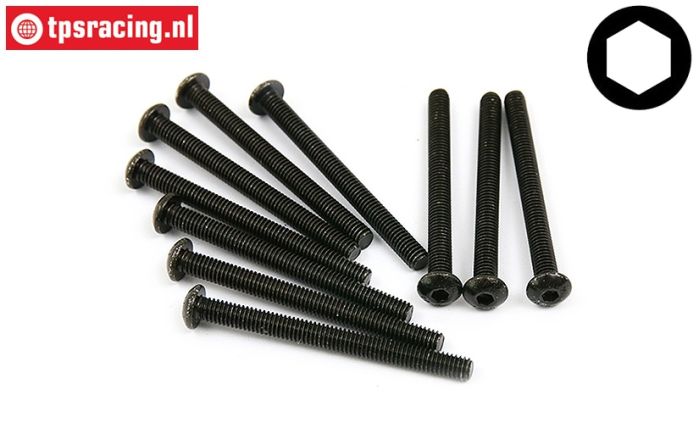 BWS56025 Button Head Screw M4-L45 mm, 10 pcs