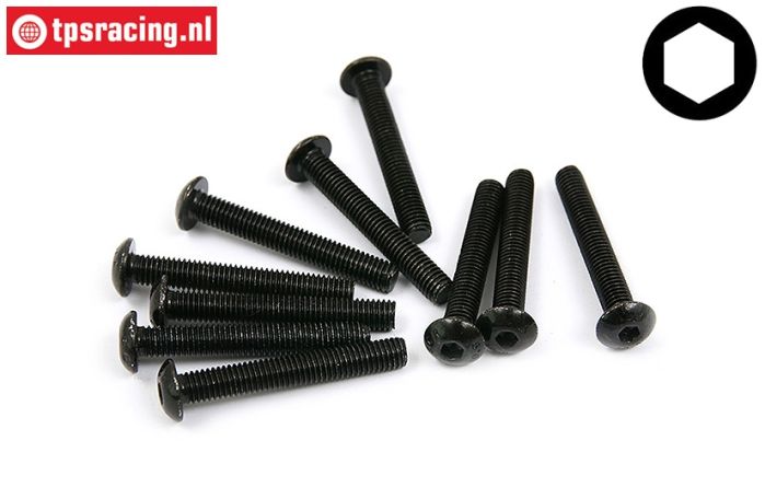 BWS56030 Button Head Screw M5-L35 mm, 10 pcs