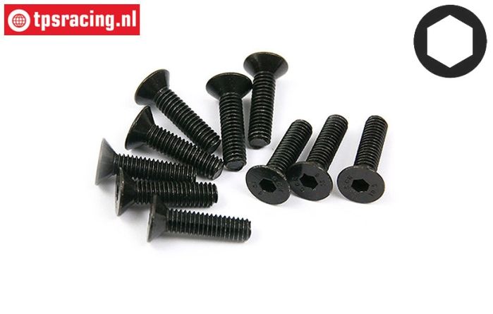 BWS56035 Countersunk Screw M4-L16 mm, 10 pcs