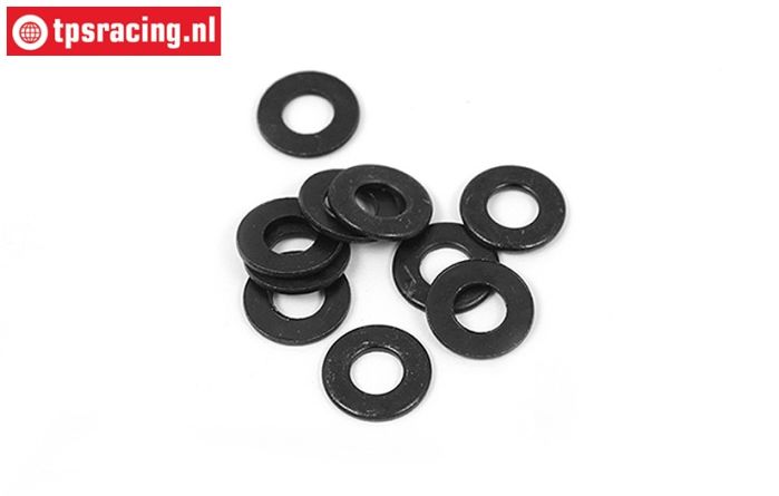 BWS56061 Steel washer Ø4-Ø9-H1 mm, 10 pcs
