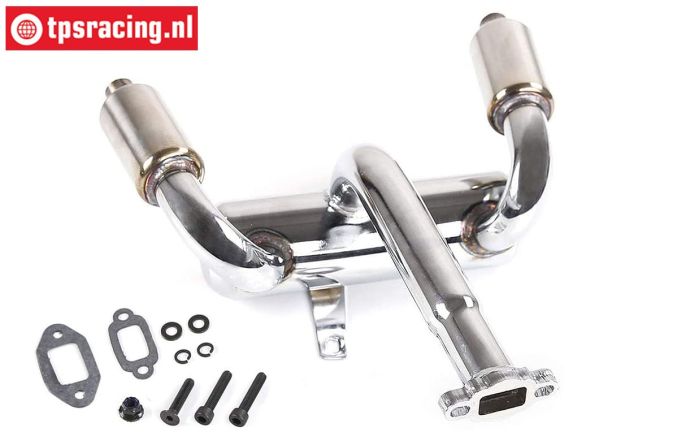 TPS8010 Double Tuning exhaust HPI-Rovan-King, Set