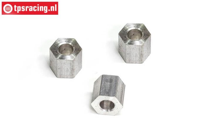 FG1183/02 Alloy Distance 4x8x8 mm, 3 pcs.