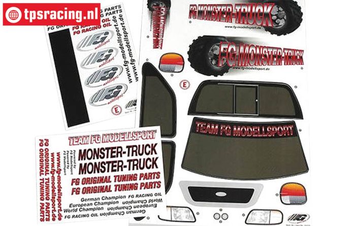 FG20155 Decals FG Monster-Stadium-Street Truck, Set