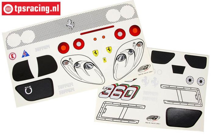 FG2069/01 Decals Ferrari 360GT, Set