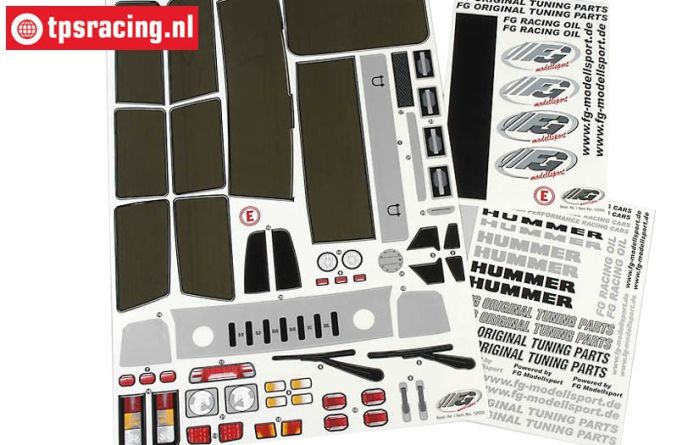 FG30155 Decals Hummer H2, Set