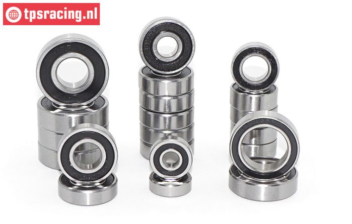 TPS0307/10 ULF Ball Bearing set FG 4WD Alloy Diff., 23 pcs