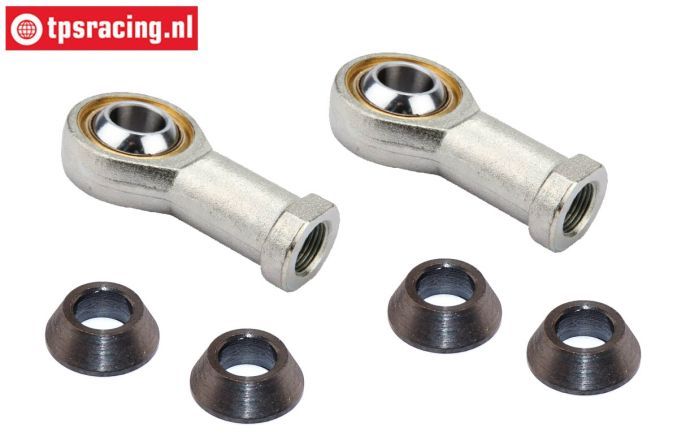 FG4429 Steel ball joint, M6R/Ø5 mm, 2 St.