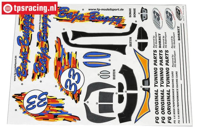 FG60155 Decals Baja Buggy, Set