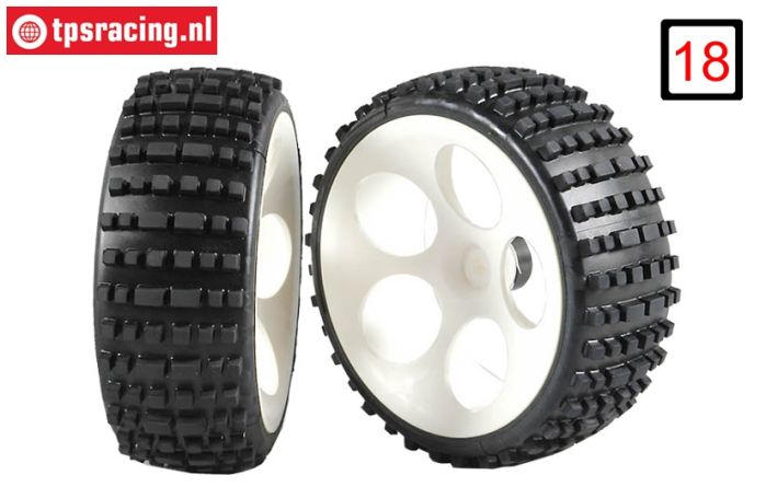 FG60215/05 Buggy tires M glued Ø180-B60 mm, 2 pcs.