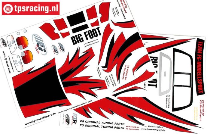 FG6195 Decals FG Monster Truck, Set