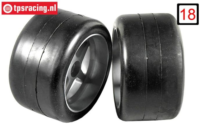 FG6419/09 1/6 Slicks S1 Super Soft Glued W80 mm, 2 pcs.