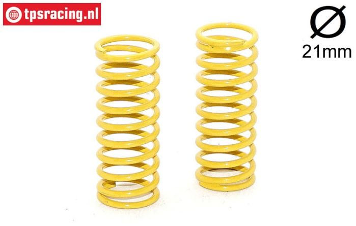FG6446 Spring yellow Ø21-Ø2,6-L65 mm, 2 pcs.