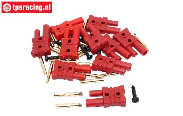 FG6545/01 FG plug Gold Ø2,0 mm, 10 pcs.