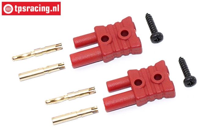 FG6545 FG plug Gold Ø2,0 mm, 2 pcs.