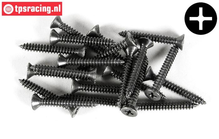 FG6712/25 Countersunk metal screw Ø4,2-L25 mm, 20 pcs