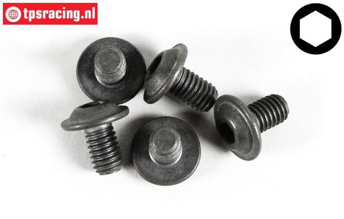 FG6717/16 Button Head Screw M6-L10 mm, 5 St.