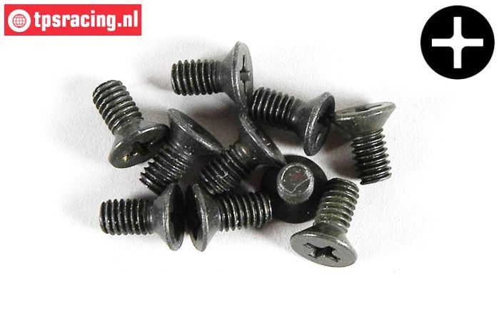 FG6718/06 Cross Countersunk M4-L6 mm, 10 pcs