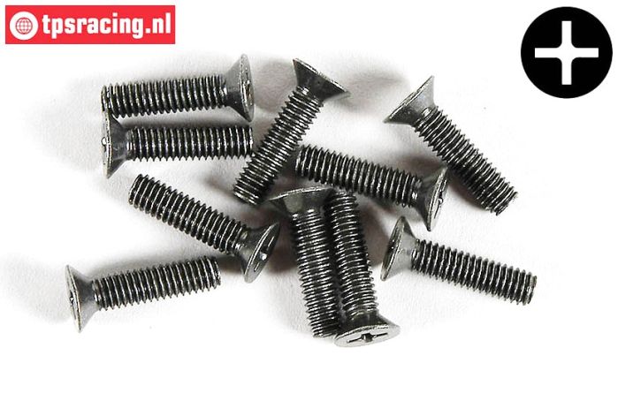 FG6718/14 Cross Countersunk M4-L14 mm, 10 pcs