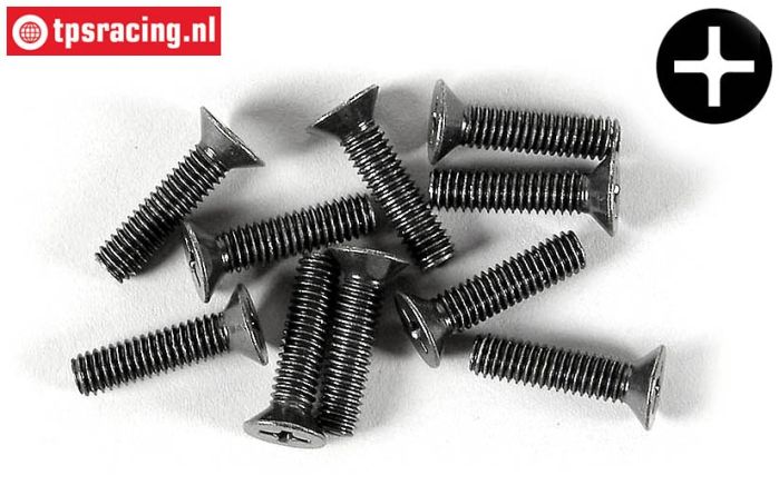 FG6718/16 Cross Countersunk M4-L16 mm, 10 pcs