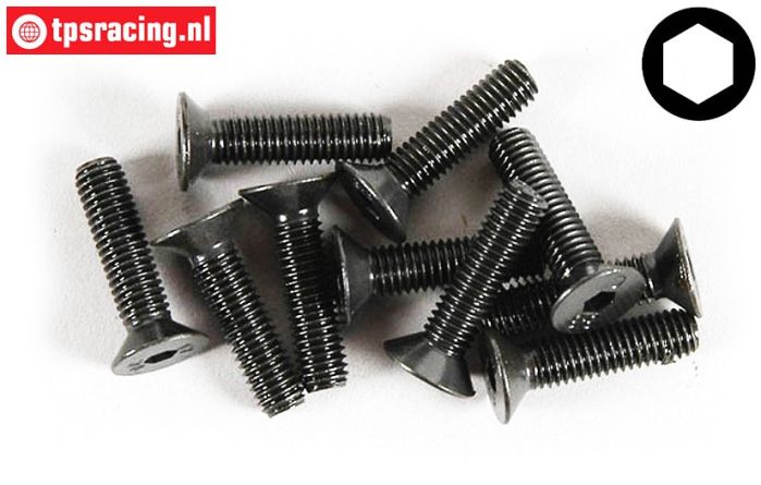 FG6720/25 Countersunk Head Screw M4-L25 mm, 10 pcs