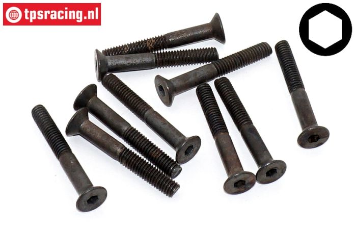 FG6720/30 Countersunk Head Screw M4-L30 mm, 10 pcs
