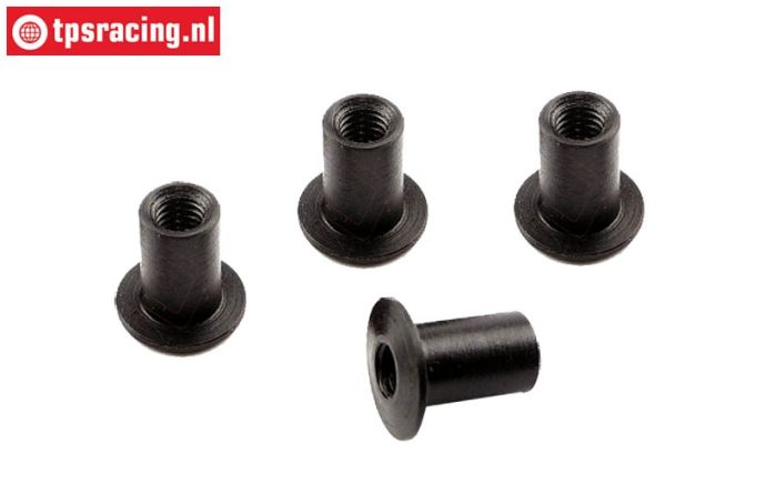 FG67270/03 Steel insert chassis stiffening M4-Ø6-Ø10-L12 mm, 4 pcs.