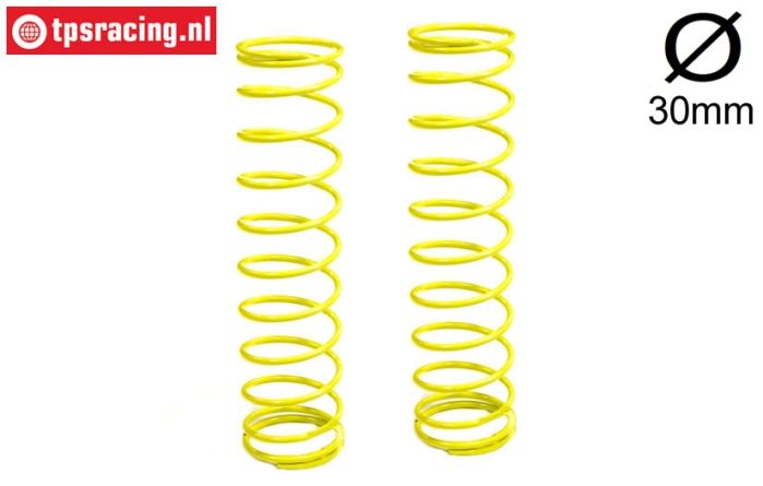 FG67316 Shock spring Yellow Ø30-Ø2,6-L145 mm, 2 pcs.