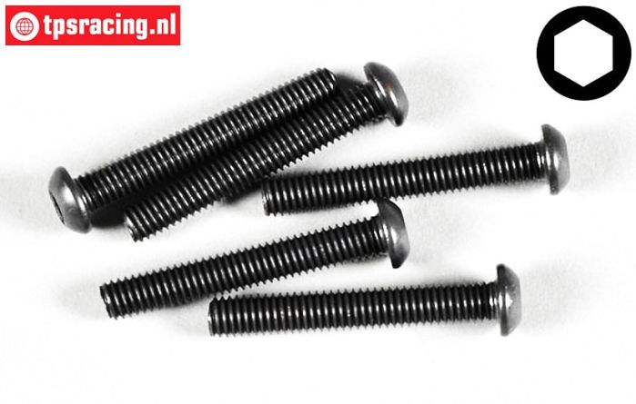 FG6736/40 Button Head Screw M6-L40 mm, 10 pcs