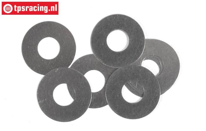 FG6744 Steel Shim washer Ø8-Ø20-H0,1 mm, 10 pcs.